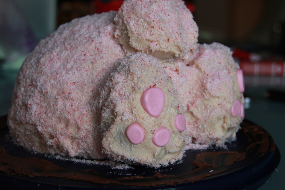 Bunny Butt Cake