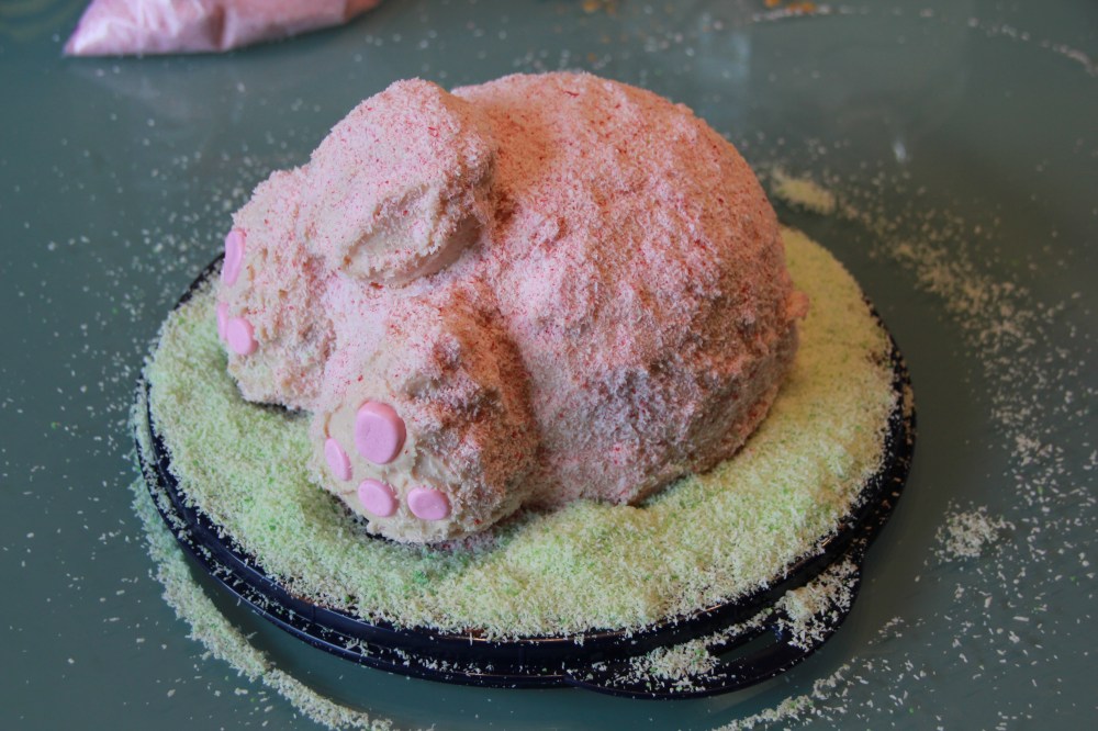 Bunny Butt Cake