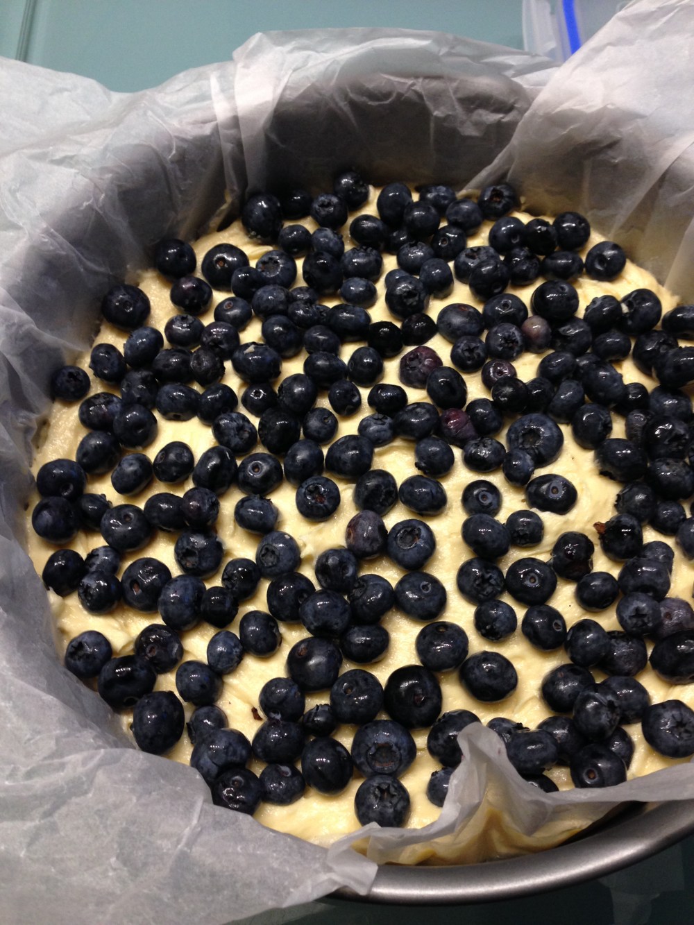 Blaubeer Marzipan Kuchen