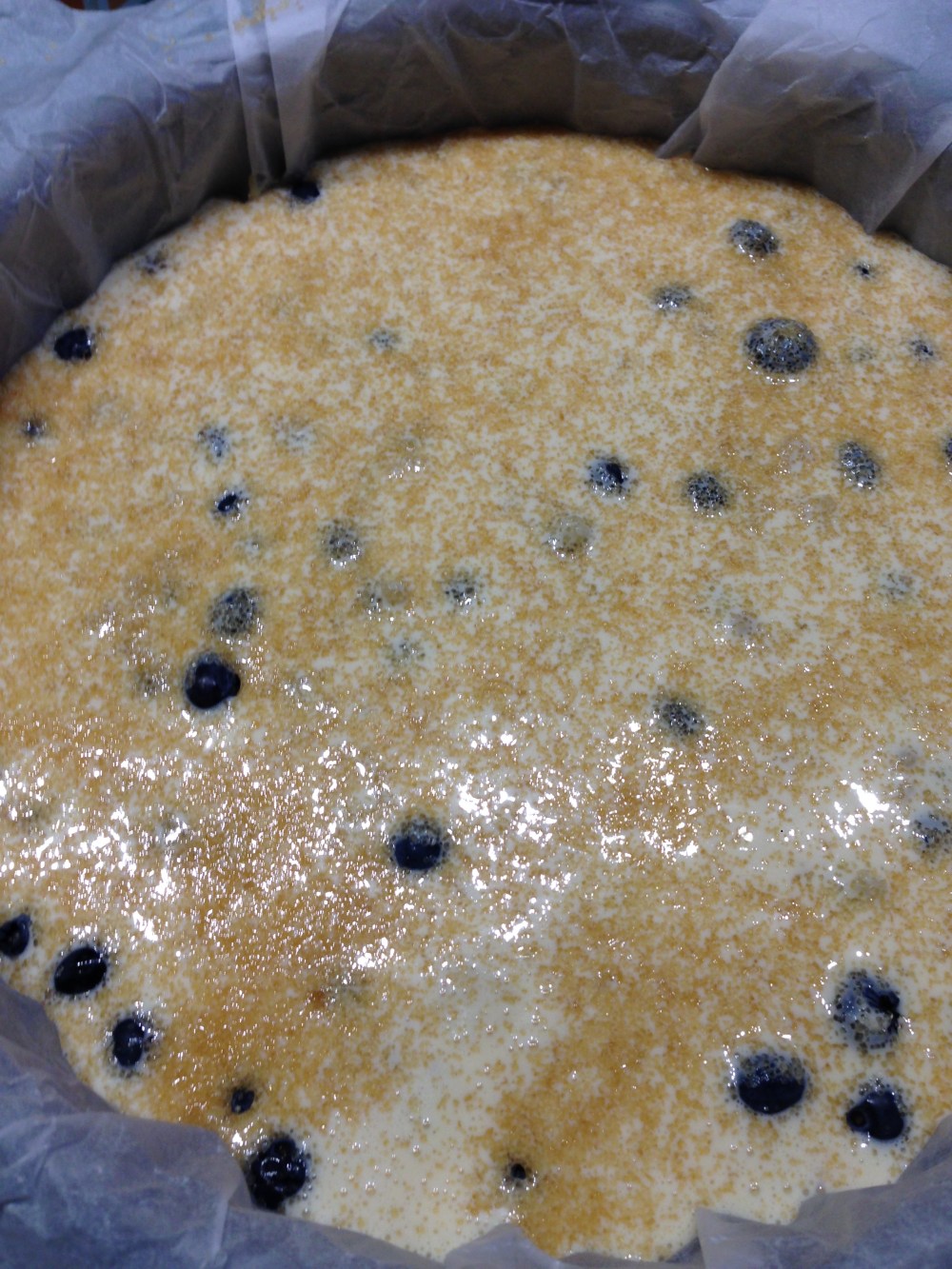 Blaubeer Marzipan Kuchen