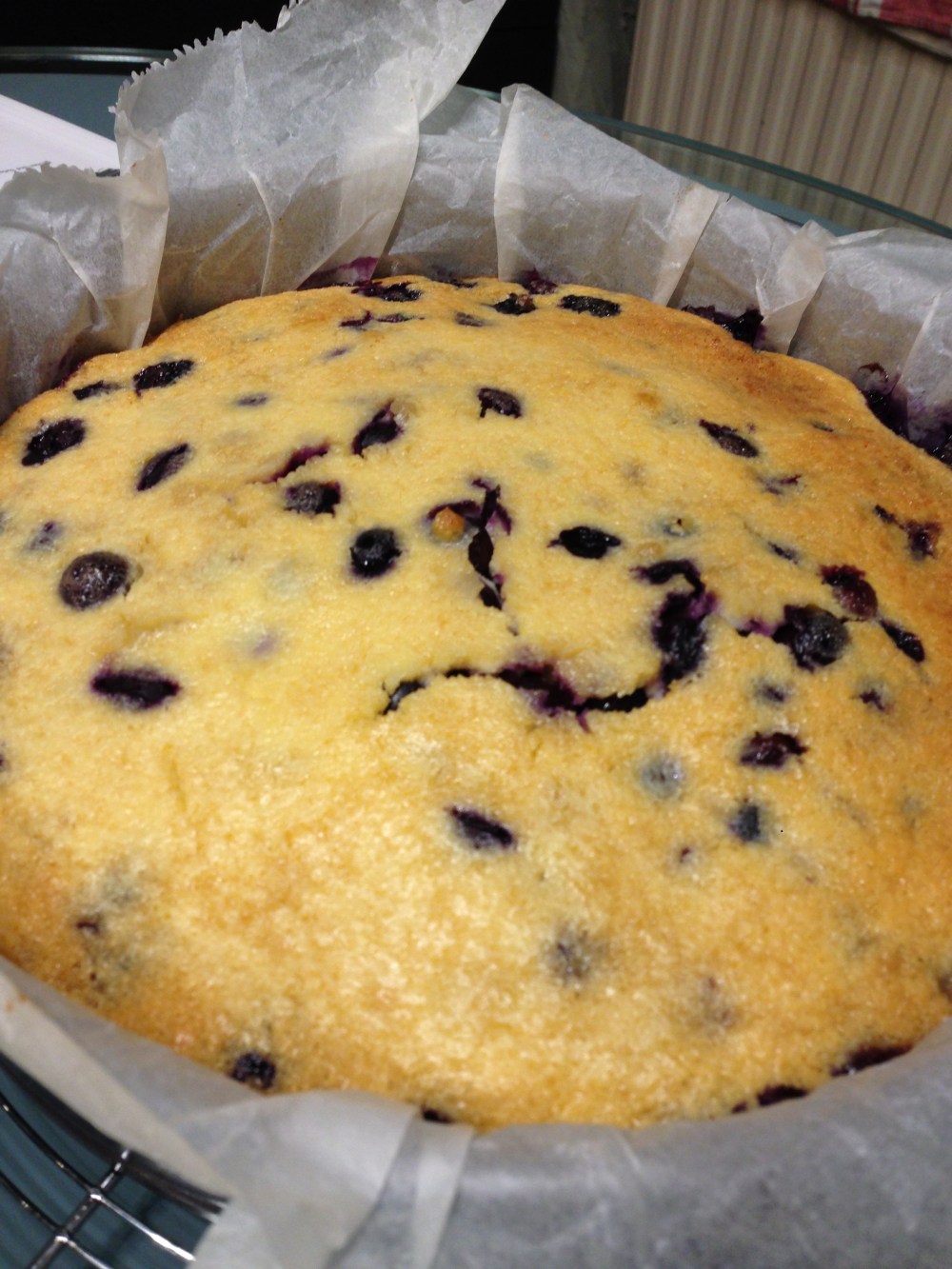 Blaubeer Marzipan Kuchen