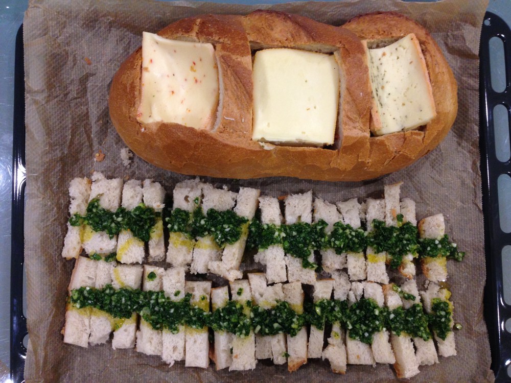 Käsebrot zu Silvester